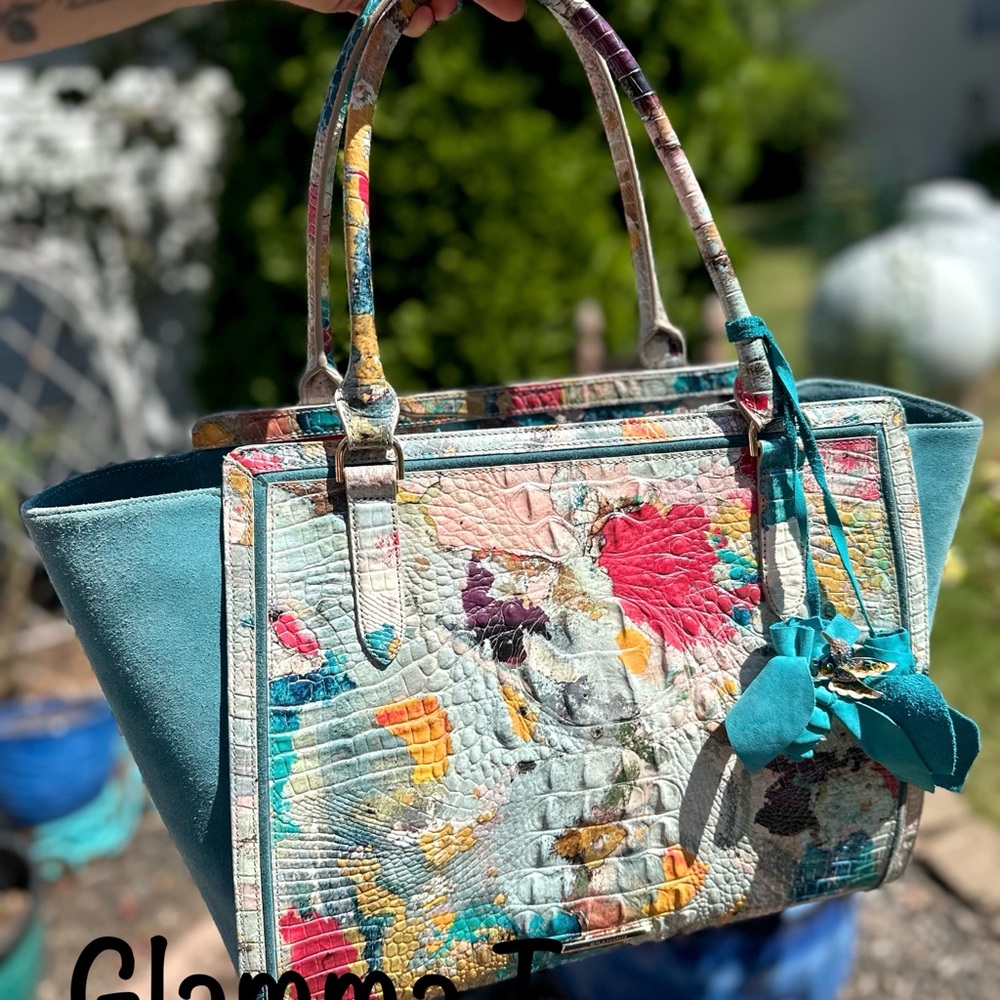 Brahmin Mosaic Portovera Petra II XXL tote